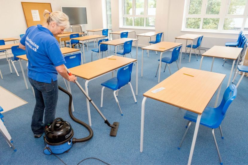 School Classroom Cleaning